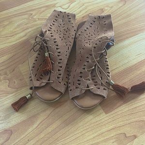 Matisse Woman’s sandal | suede brown